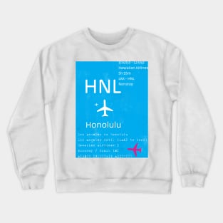 HNL Honolulu minimal Crewneck Sweatshirt